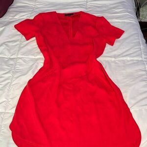 Banana Republic Vibrant Red Mini Dress